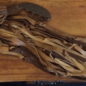 Multicolor Brown Barbed Wire Flogger #FLG2