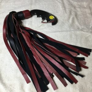Red and Black Shorty Flogger