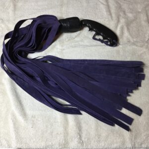 Dark Purple Suede Flogger