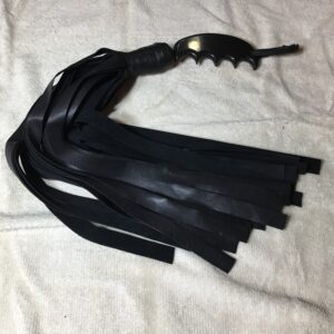 Soft Plain Black Flogger