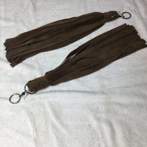 Brown Suede Florentine Flogger Pair