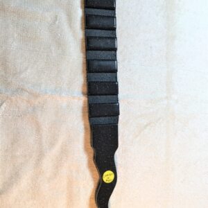 Black Corian and Belt Combo Paddle with Snake Handle