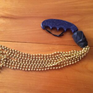 Light Gold Medium Ball Chain Flogger #MB4