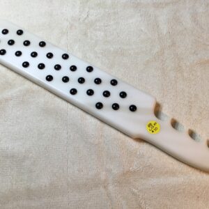 Dawn Beige LEFTY Paddle with Black Upholstery Tacks