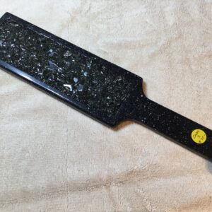 Black Medium Specs Corian Paddle with Tempered Glass