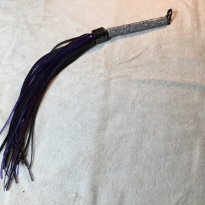 Purple and Black Specs Squid Flogger