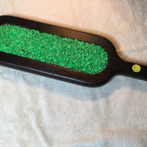 Green Inlay Wooden Paddle #119