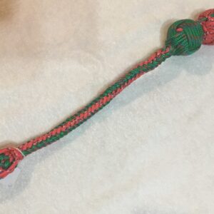 Red and Green Monkey's Fist Thumper BT3