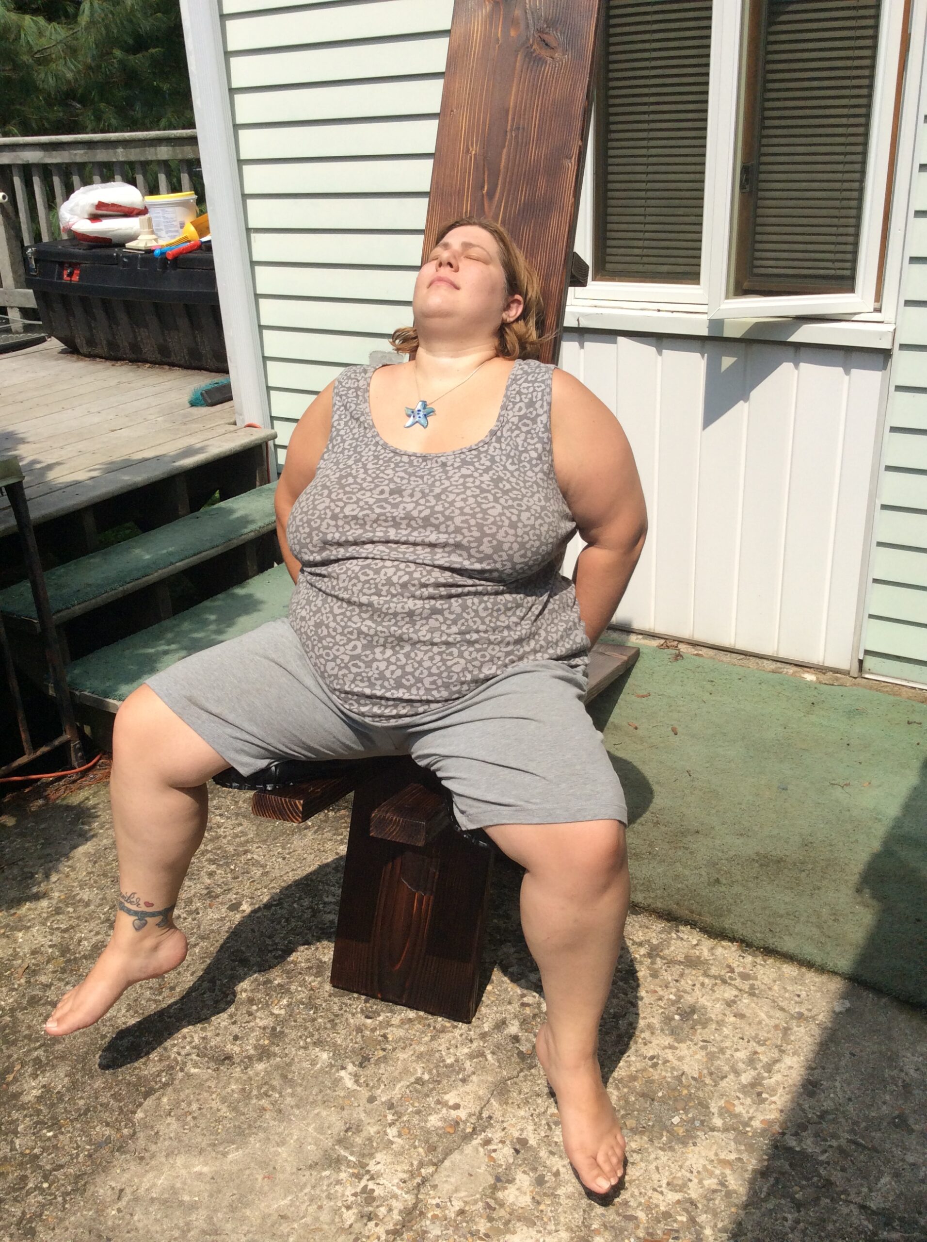Ren Faire Bench/Viking Chair - Image 3