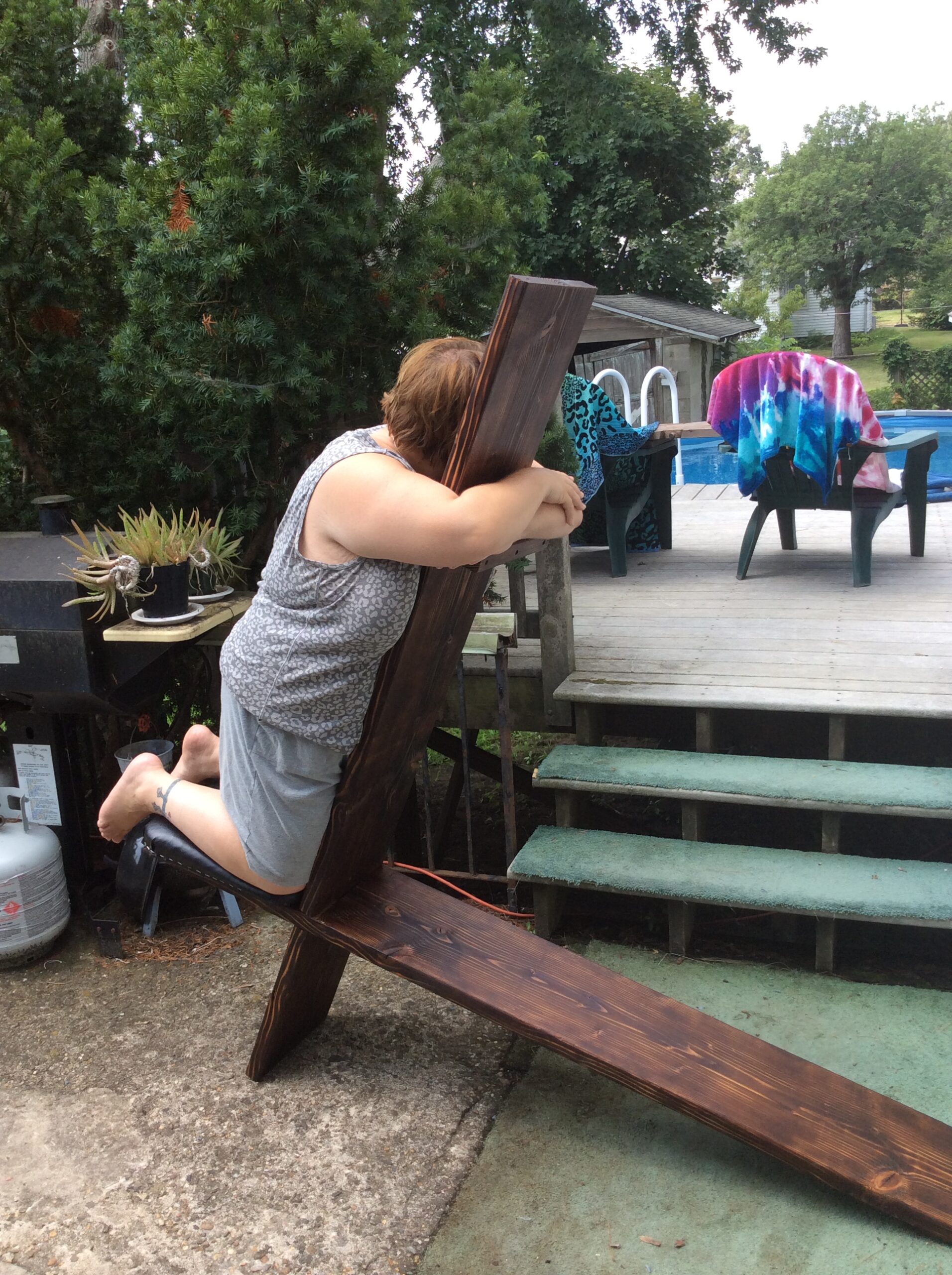 Ren Faire Bench/Viking Chair - Image 6