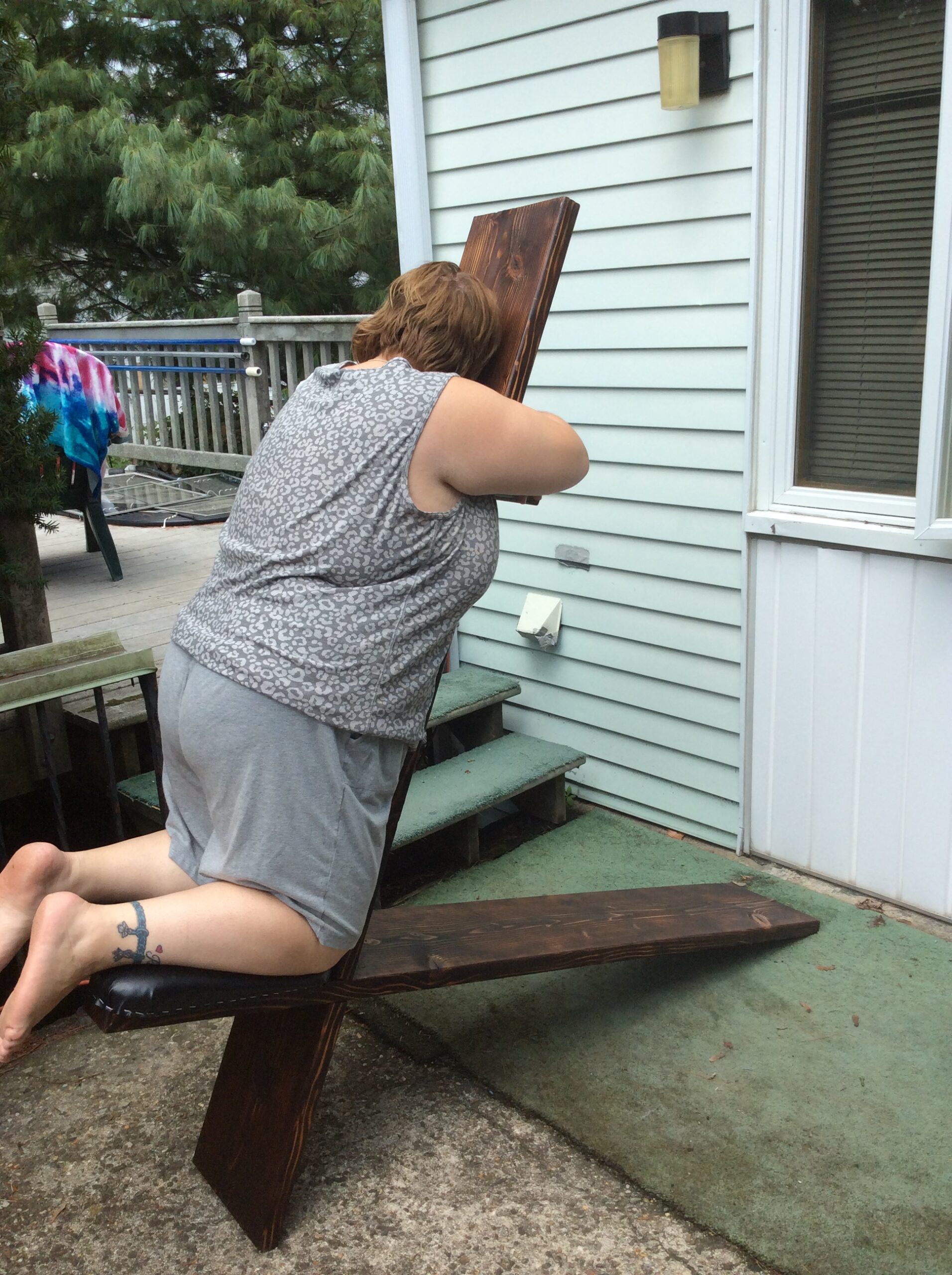 Ren Faire Bench/Viking Chair - Image 7