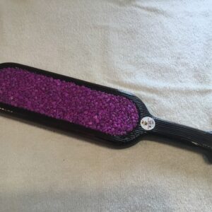 Purple Inlay Wooden Paddle #142