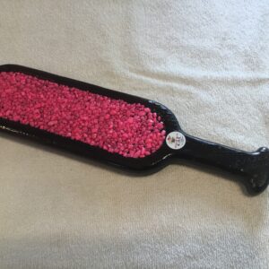 Pink Inlay Wooden Paddle #144