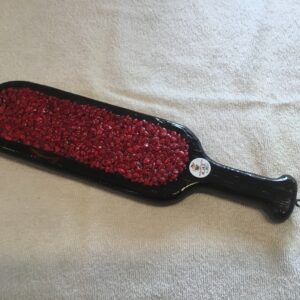Red Inlay Wooden Paddle #143
