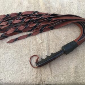 Red and Black Twisted Flogger #FLG56
