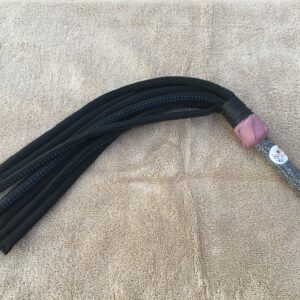 Black Thuddy Tube Flogger #TO7