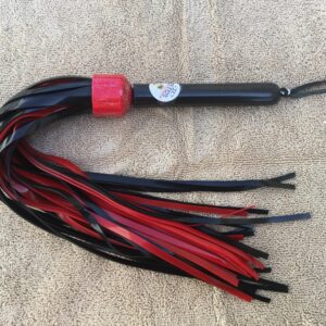 Thick Red & Black Squid Flogger #SQD14