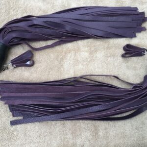 Black & Purple Florentine Flogger Pair #51A&B