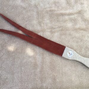 Thick Dark Red Leather Taws  #TAW12