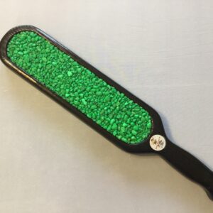 Green Inlay Wooden Paddle #199