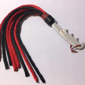 Red and Black Thuddy Tube Flogger #TO 10