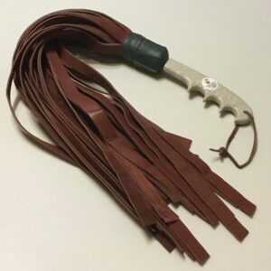 Dark Red Leather Flogger #FLG65