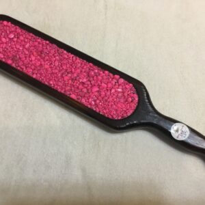 Pink Inlay Wooden Paddle #194