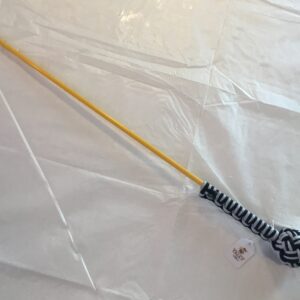 Black & Silver Handled Fiberglass Cane #Cane9