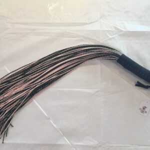 Black, Green, White & Orange String Flogger #L42