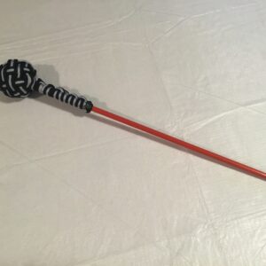Black & Multi-colored Handled Fiberglass Cane #Cane12