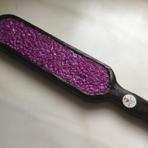 Purple Inlay Wooden Paddle #203