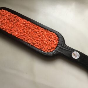 Orange Inlay Wooden Paddle #204