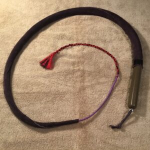 Purple Suede Dragon Tail "Whip" #Whip5