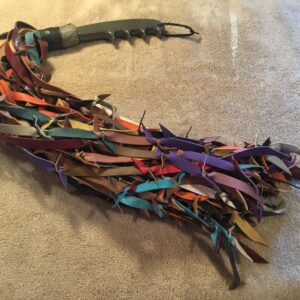 Multi color Barbed Wire Flogger #FLG91