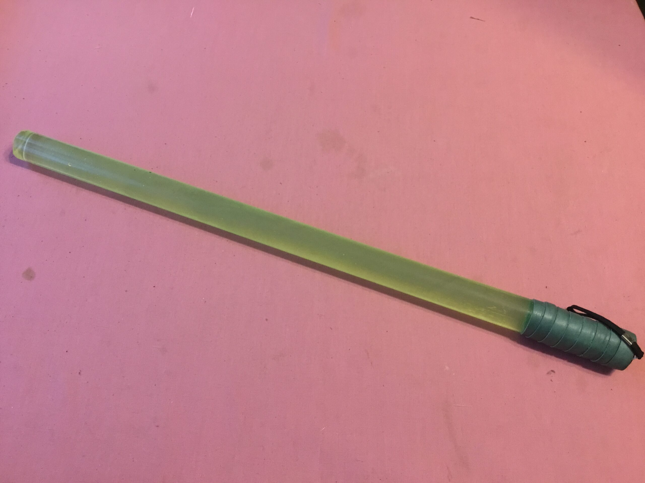 Green Leather Handle Lightsaber LS12