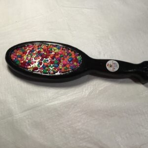 Fruity Pebbles Inlay Wooden Hairbrush Paddle #208