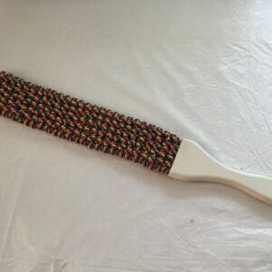 Light Gray & Rainbow Rope Paddle #216 RP7